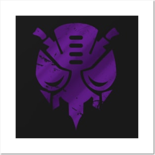 Predacons Classic Beast Wars - Distressed Metal Insignia Posters and Art